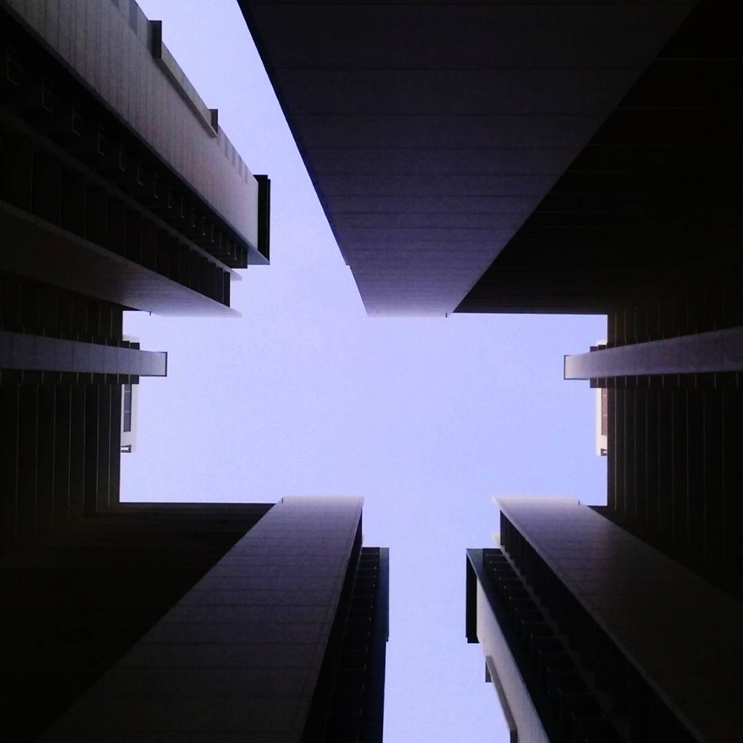 The shapes of my block when you look up.